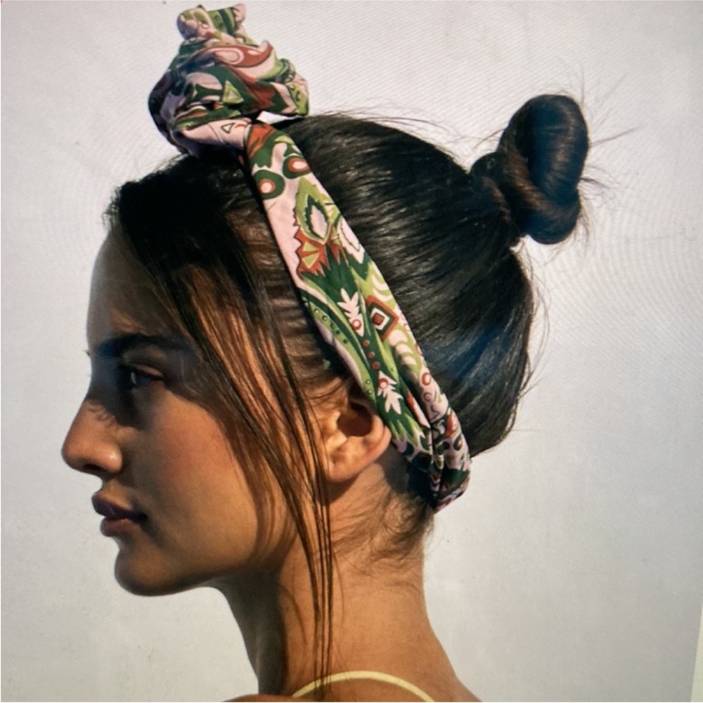 Cult Gaia Pink Multi Watermelon Print Turban